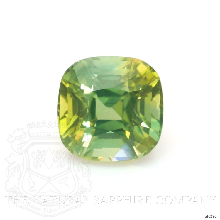 5.17 Ct. Yellowish Green Sapphire from Ceylon (Sri Lanka)