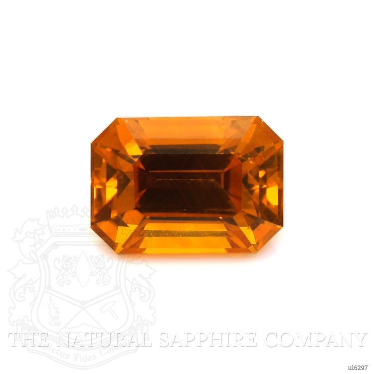 3.05 Ct. Orange Sapphire from Ceylon (Sri Lanka)