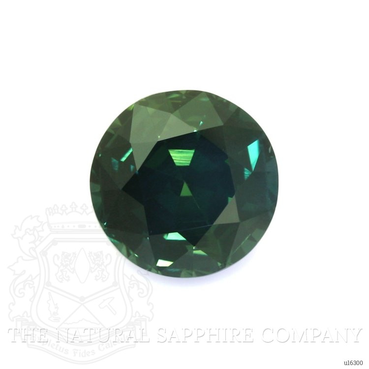 4.35 Ct. Bluish Green Sapphire from Ceylon (Sri Lanka)
