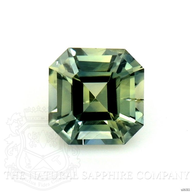 0.40 Ct. Green Sapphire from Ceylon (Sri Lanka)