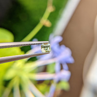 0.29 Ct. Green Sapphire from Ceylon (Sri Lanka) Life Style