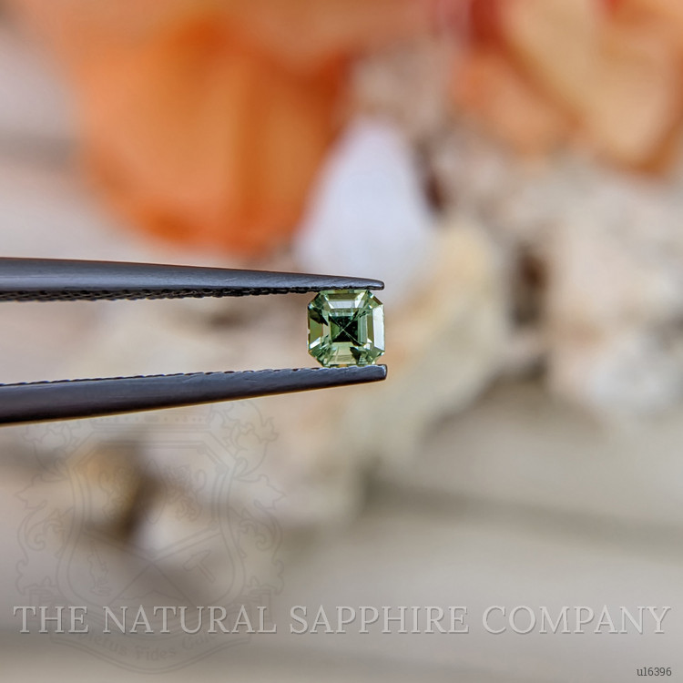 0.29 Ct. Green Sapphire from Ceylon (Sri Lanka)