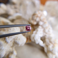 0.19 Ct. Pinkish Purple Sapphire from Ceylon (Sri Lanka) Life Style