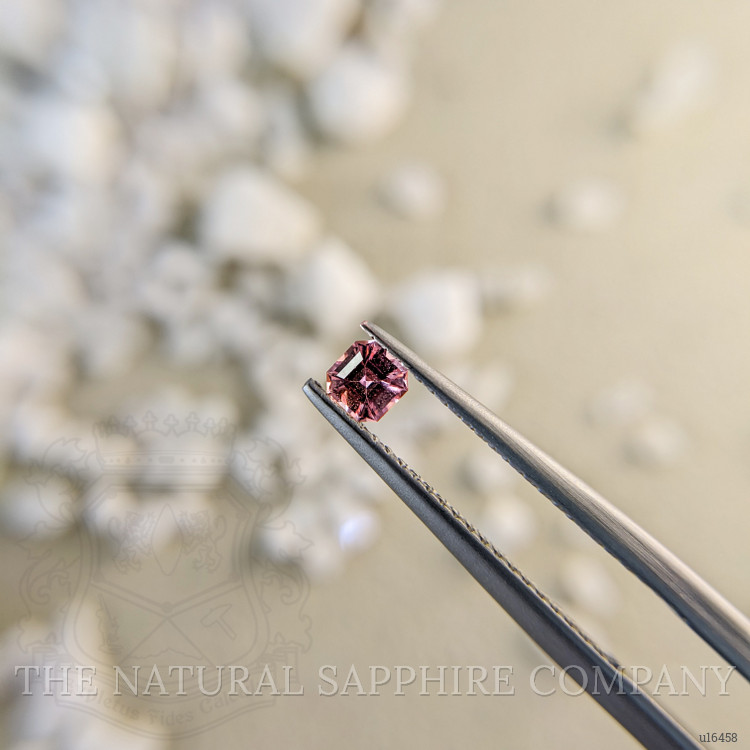 0.24 Ct. Pinkish Brown Sapphire from Ceylon (Sri Lanka)