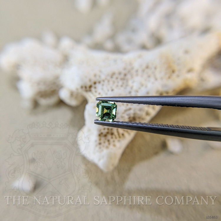 0.31 Ct. Green Sapphire from Ceylon (Sri Lanka)