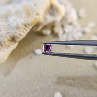 0.26 Ct. Purplish Pink Sapphire from Ceylon (Sri Lanka) Life Style