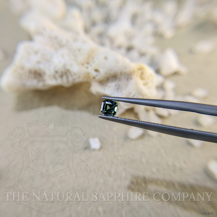0.28 Ct. Green Sapphire from Ceylon (Sri Lanka)