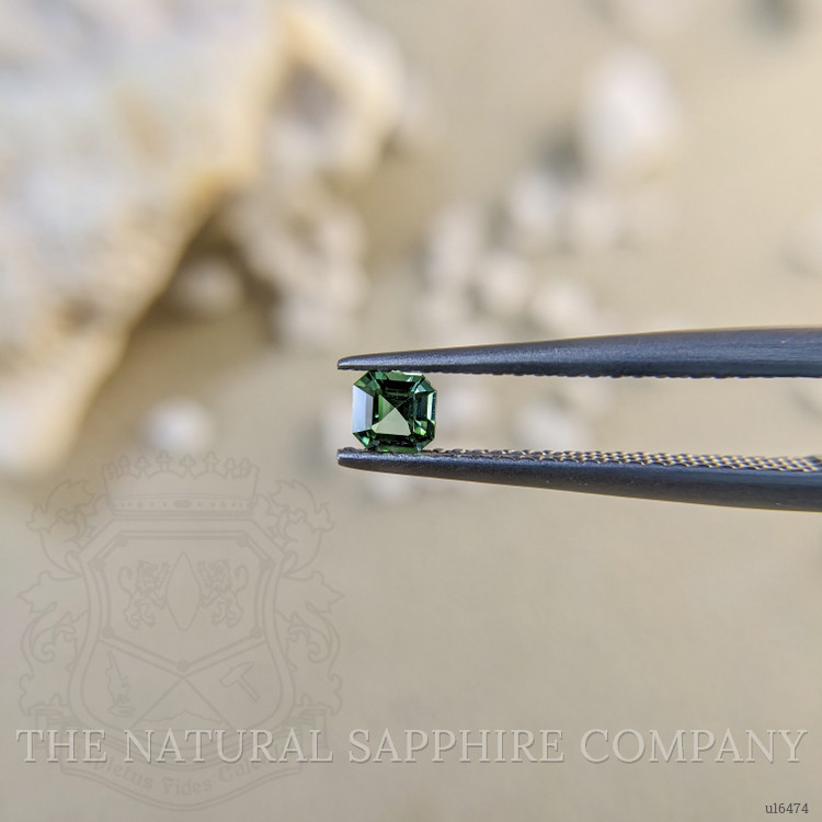 0.23 Ct. Green Sapphire from Ceylon (Sri Lanka)