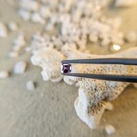 0.29 Ct. Purple Sapphire from Ceylon (Sri Lanka) Life Style