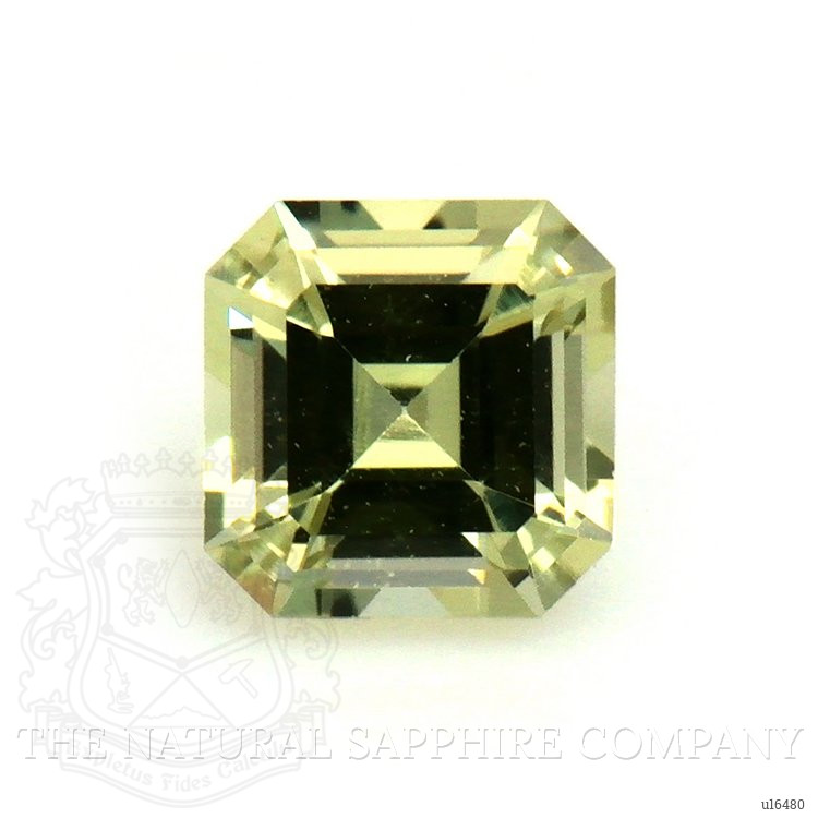 0.26 Ct. Yellowish Green Sapphire from Ceylon (Sri Lanka)