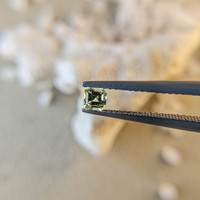 0.26 Ct. Yellowish Green Sapphire from Ceylon (Sri Lanka) Life Style