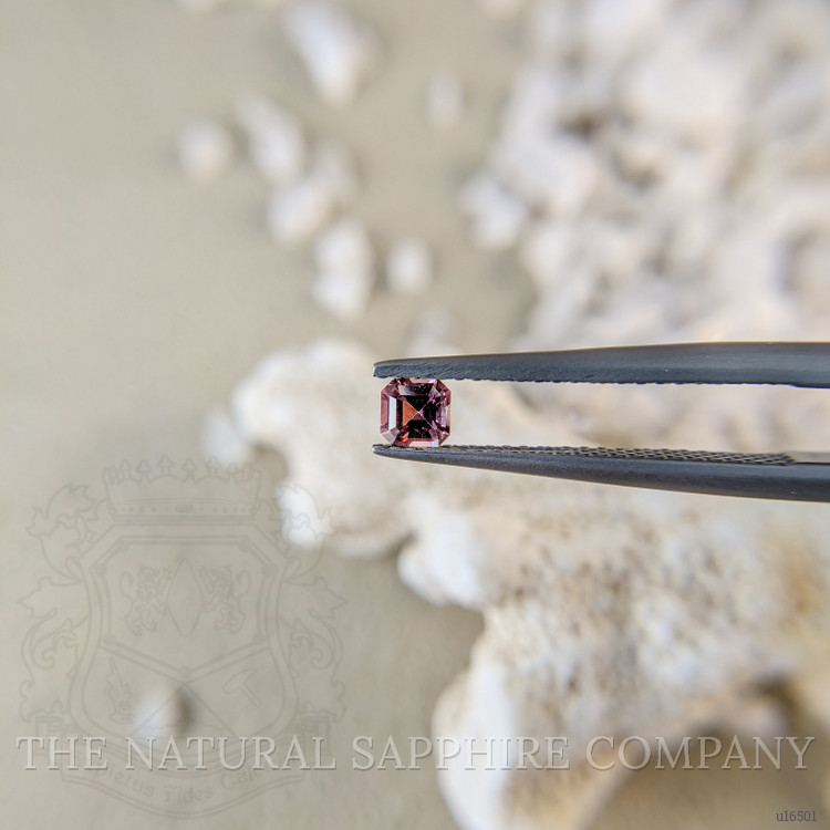 0.25 Ct. Reddish Pink Sapphire from Ceylon (Sri Lanka)