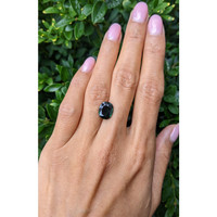 3.61 Ct. Bluish Green Sapphire from Ceylon (Sri Lanka) Life Style