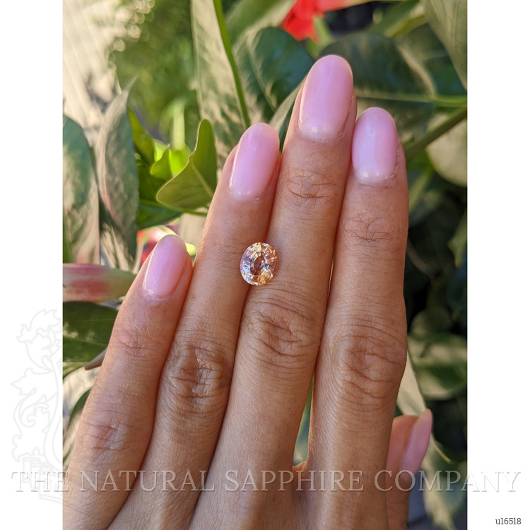 2.04 Ct. Peach Sapphire from Ceylon (Sri Lanka)