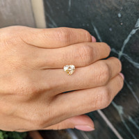 1.69 Ct. Peach Sapphire from Ceylon (Sri Lanka) Life Style