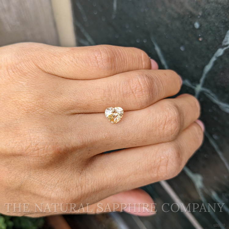 1.69 Ct. Peach Sapphire from Ceylon (Sri Lanka)