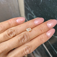 1.69 Ct. Peach Sapphire from Ceylon (Sri Lanka) Life Style