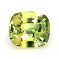 0.66 Ct. Yellowish Green Sapphire from Nigeria Video
