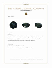1.76 Ct. Bluish Green Sapphire from Nigeria Appraisal