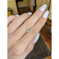 1.14 Ct. Bluish Green Sapphire from Nigeria Life Style
