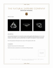 1.22 Ct. Sapphire from Ceylon (Sri Lanka) Appraisal