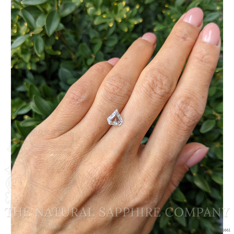 1.22 Ct. White Sapphire from Ceylon (Sri Lanka)