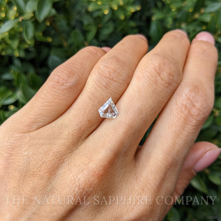 1.22 Ct. White Sapphire from Ceylon (Sri Lanka)