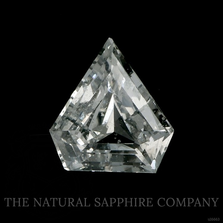 2.11 Ct. White Sapphire from Ceylon (Sri Lanka)