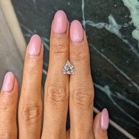 2.11 Ct. White Sapphire from Ceylon (Sri Lanka) Life Style