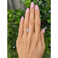 2.11 Ct. White Sapphire from Ceylon (Sri Lanka) Life Style