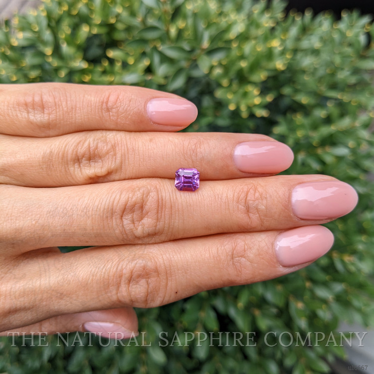1.57 Ct. Pinkish Purple Sapphire from Ceylon (Sri Lanka)