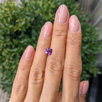 1.57 Ct. Pinkish Purple Sapphire from Ceylon (Sri Lanka) Life Style