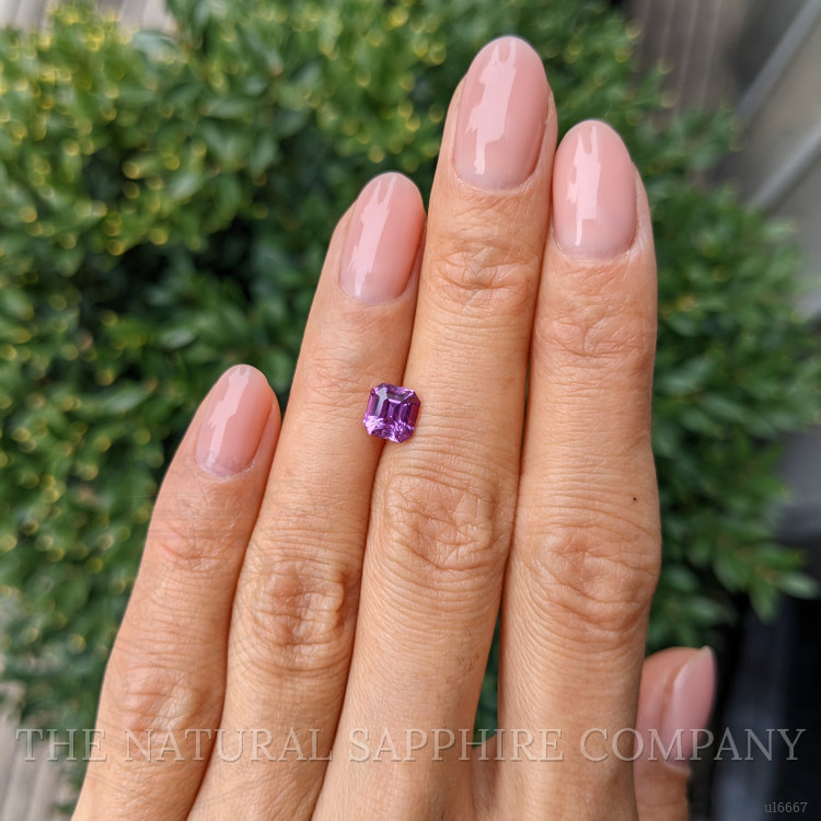 1.57 Ct. Pinkish Purple Sapphire from Ceylon (Sri Lanka)