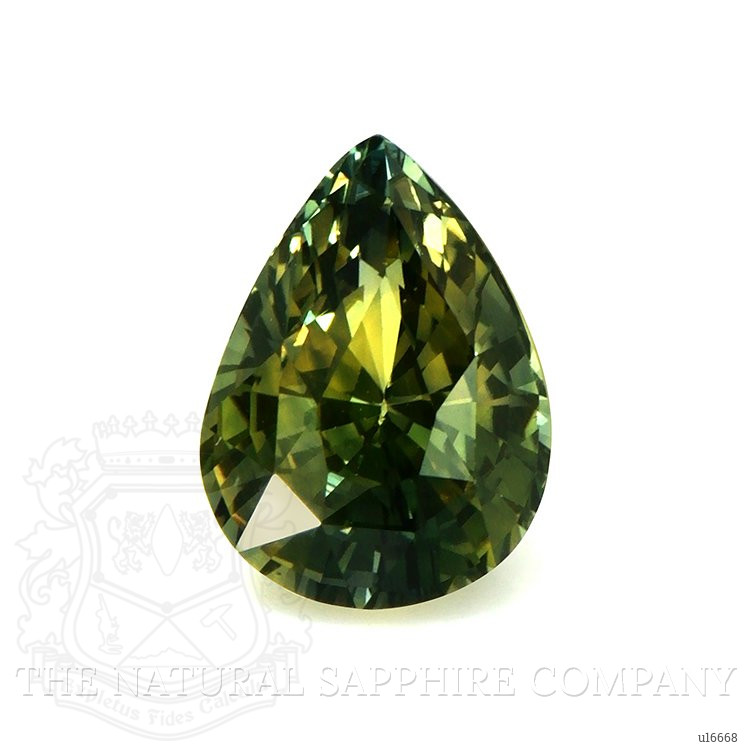 3.01 Ct. Green Sapphire from Ceylon (Sri Lanka)