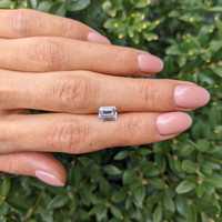 1.59 Ct. White Sapphire from Ceylon (Sri Lanka) Life Style