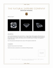 2.06 Ct. Sapphire from Ceylon (Sri Lanka) Appraisal