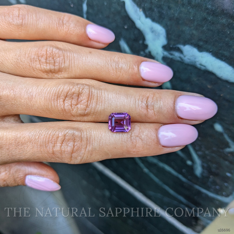 3.57 Ct. Purple Sapphire from Ceylon (Sri Lanka)