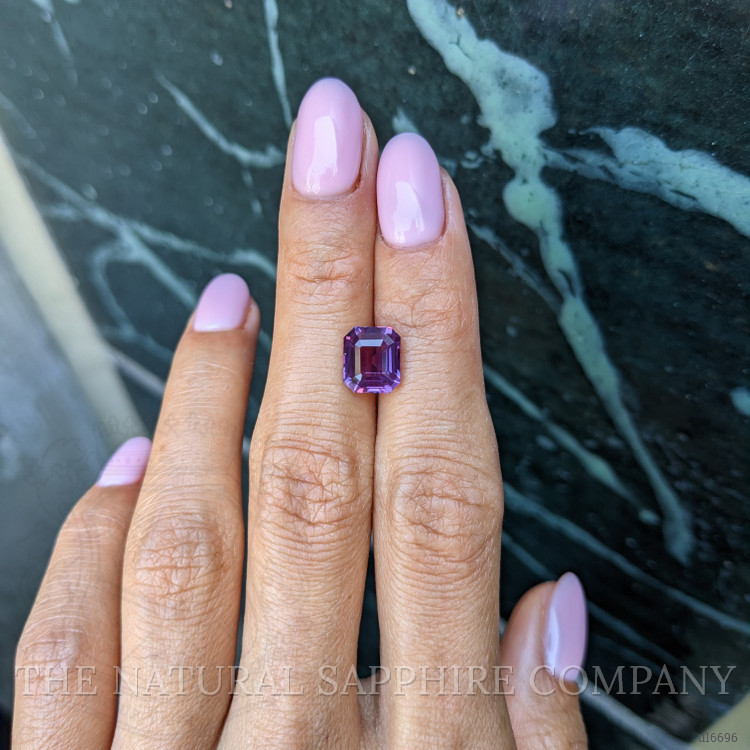 3.57 Ct. Purple Sapphire from Ceylon (Sri Lanka)