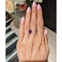 3.57 Ct. Purple Sapphire from Ceylon (Sri Lanka) Life Style