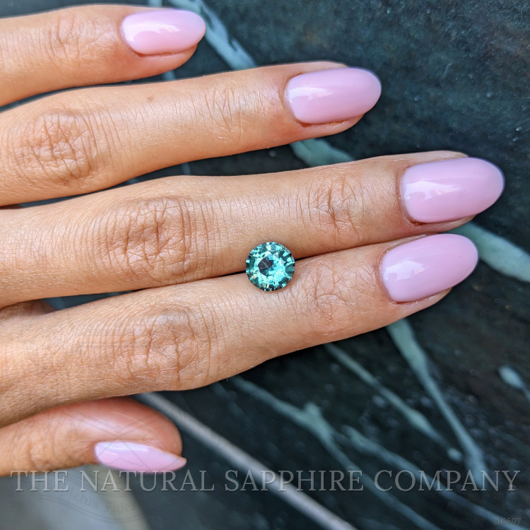 2.05 Ct. Bluish Green Sapphire from Ceylon (Sri Lanka)