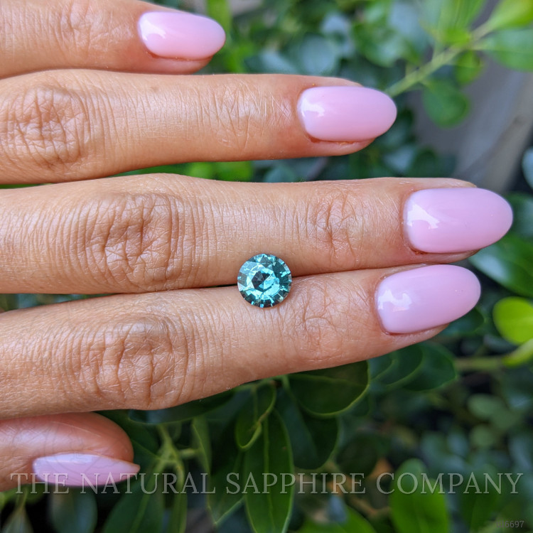 2.05 Ct. Bluish Green Sapphire from Ceylon (Sri Lanka)