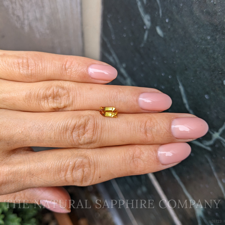 1.18 Ct. Orange Sapphire from Ceylon (Sri Lanka)