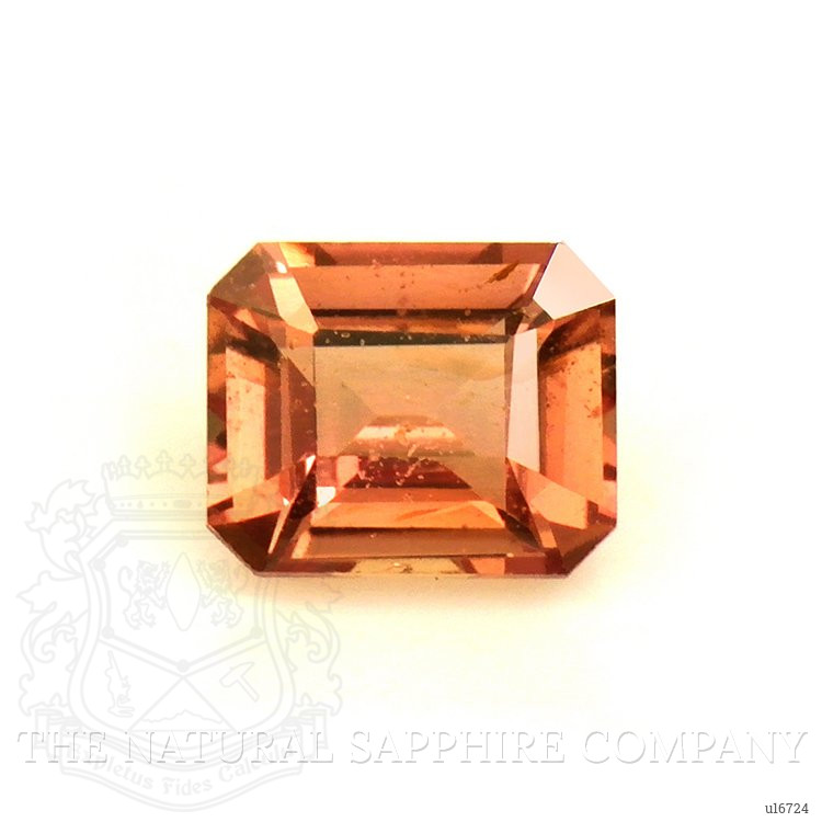 0.51 Ct. Orangish Brown Sapphire from Ceylon (Sri Lanka)