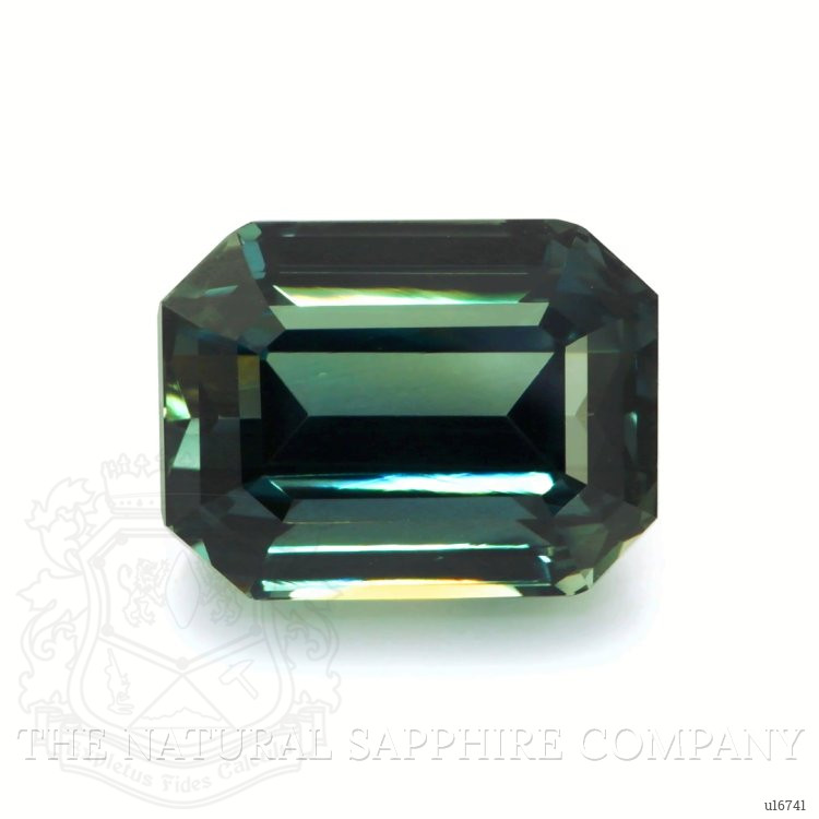 12.99 Ct. Greenish Blue Sapphire from Ceylon (Sri Lanka)