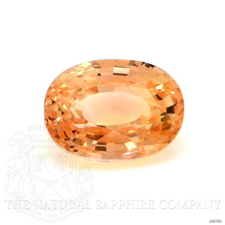 3.15 Ct. Peach Sapphire from Ceylon (Sri Lanka)