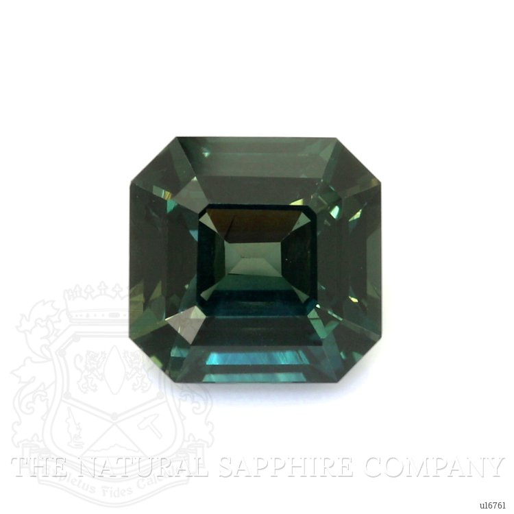 6.43 Ct. Bluish Green Sapphire from Ceylon (Sri Lanka)