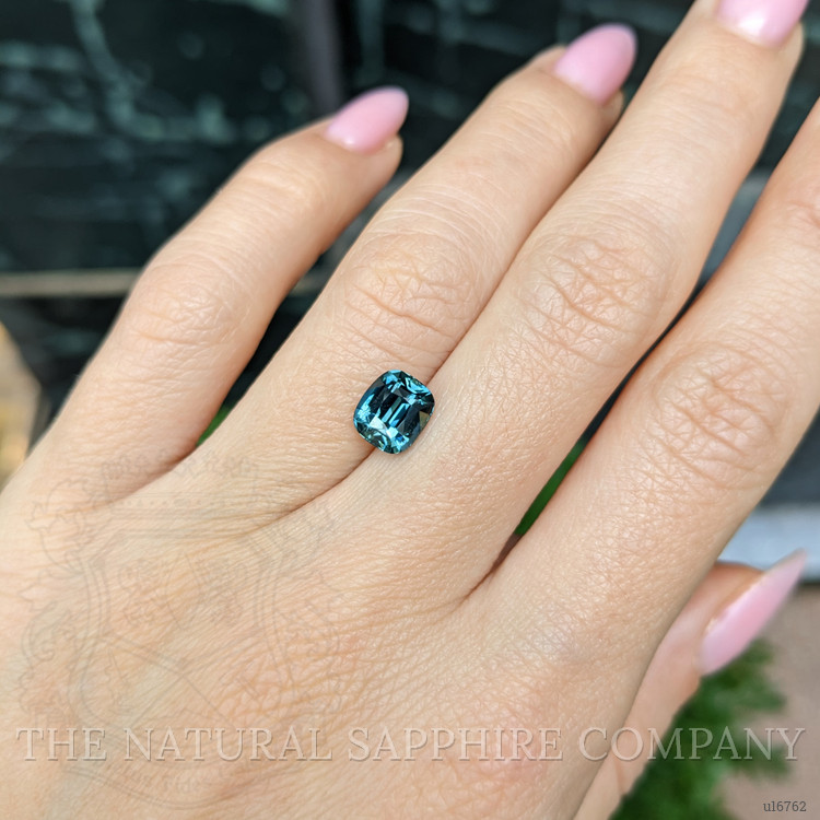 2.02 Ct. Greenish Blue Sapphire from Ceylon (Sri Lanka)