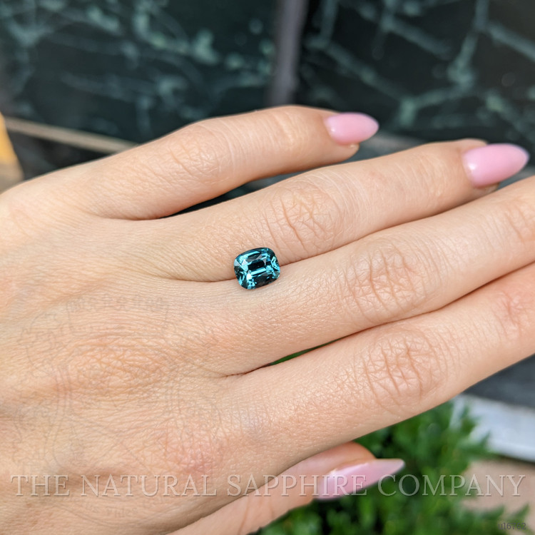 2.02 Ct. Greenish Blue Sapphire from Ceylon (Sri Lanka)