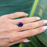 8.00 Ct. Purple Sapphire from Madagascar Life Style