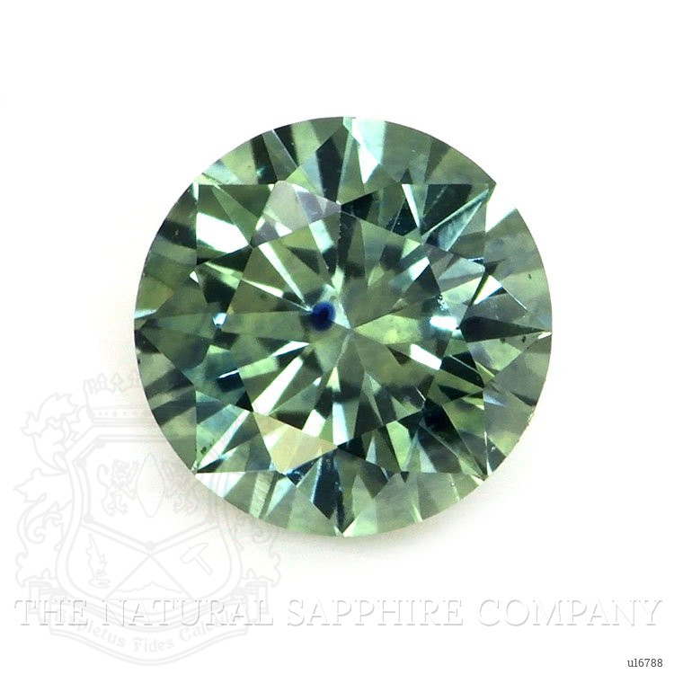 0.78 Ct. Green Sapphire from Montana